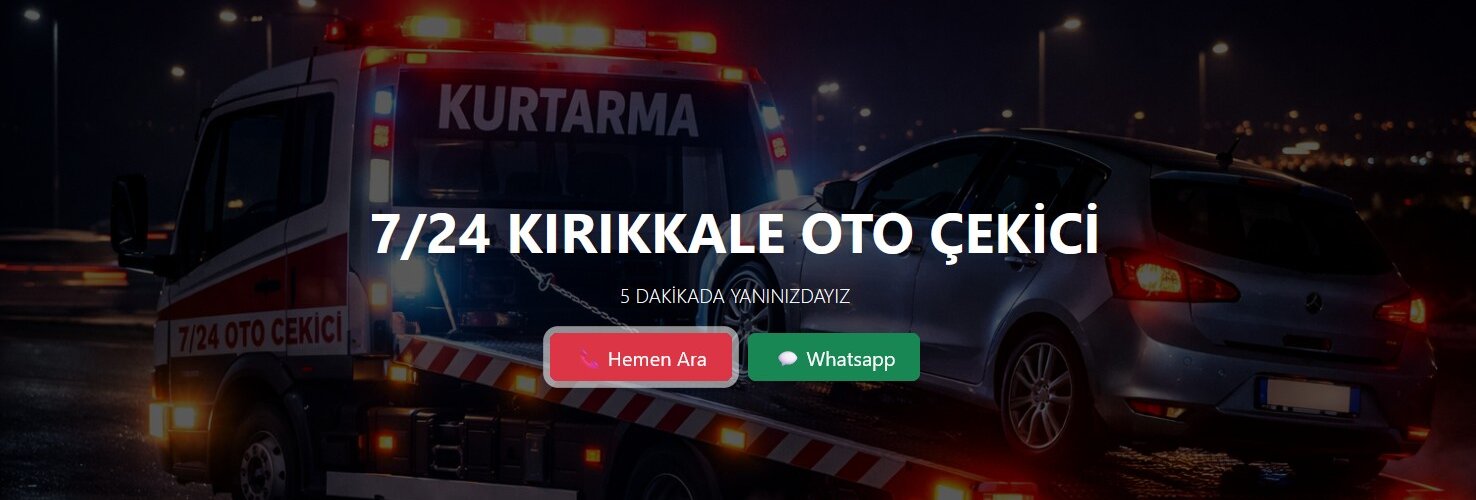 Kırıkkale Oto Kurtarma 724: Güvenilir Yol Yardım Hizmeti Artık Dijitalde