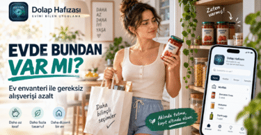 Ev envanteri nasıl tutulur Dolap Hafızası ile evde stok takibi