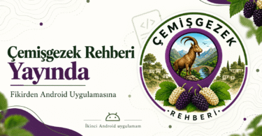 Çemişgezek Rehberi logosu ve Android uygulamasının yayın duyurusu