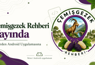 Çemişgezek Rehberi logosu ve Android uygulamasının yayın duyurusu