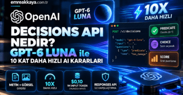 OpenAI Decisions API GPT-6 Luna predicate choice score ve 10 kat hız karşılaştırması